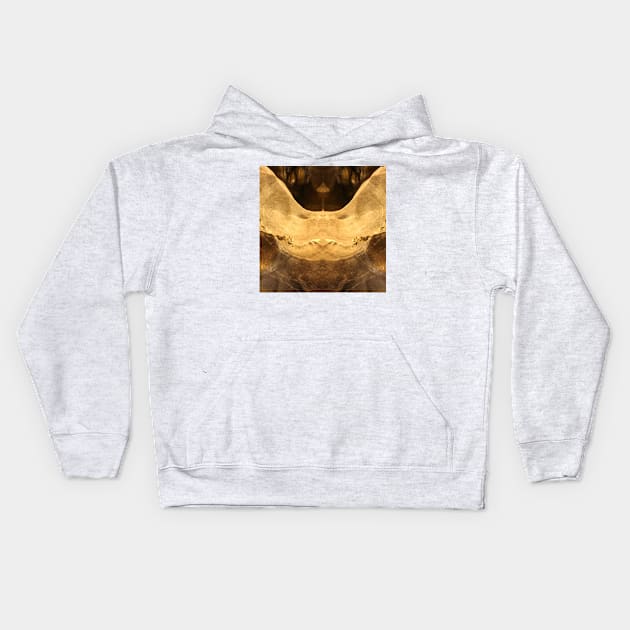 Egypt pyramid God figure - Squared Kids Hoodie by kall3bu